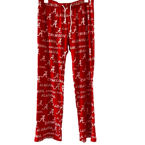 Alabama Women’s Pajamas Set Medium Roll Tide Crimson Football - Picture 2 of 3